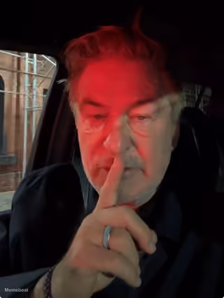 Alec Baldwin Shushing