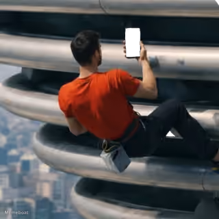 Alex Honnold Checking His Phone