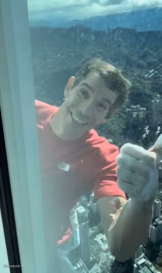 Alex Honnold Thumbs Up
