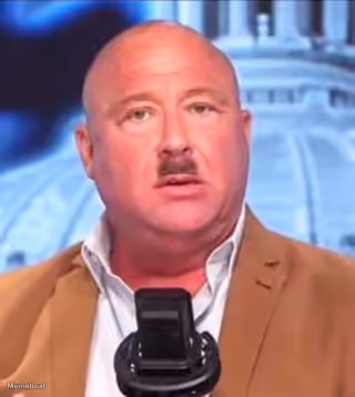 Alex Jones's Hitler Mustache