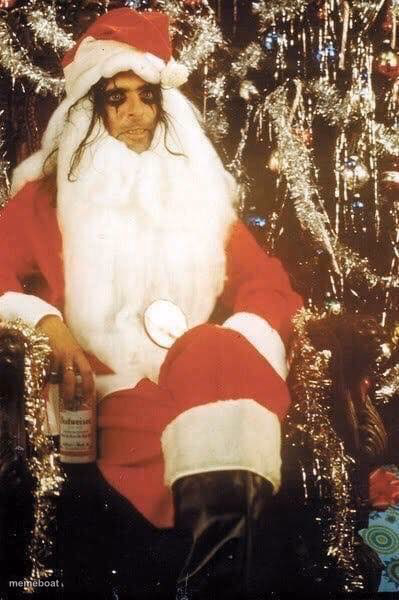 Alice cooper santa - meme generator image preview