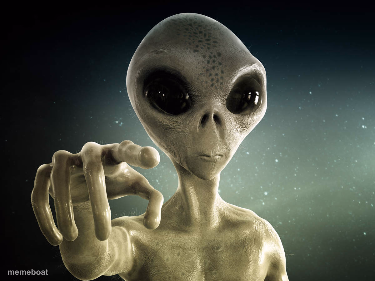 Alien Reaching Hand - meme generator image preview