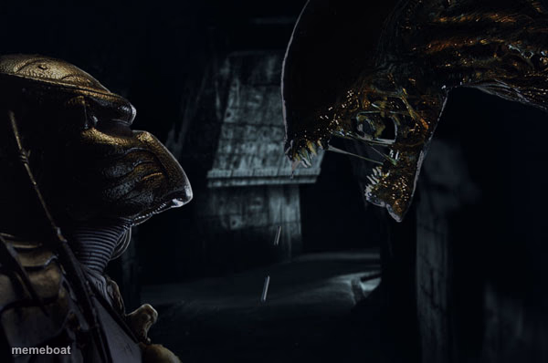 Alien vs Predator - meme generator image preview