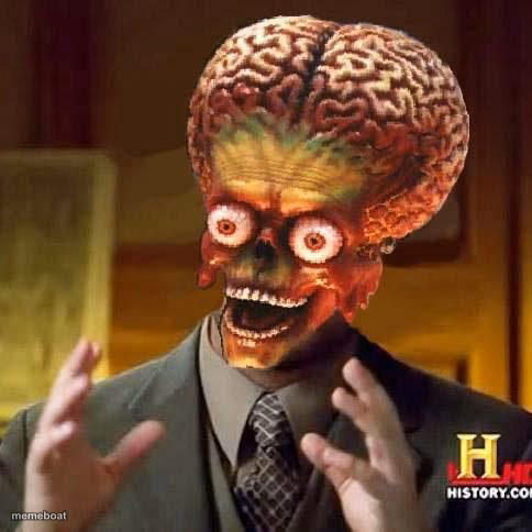 Mars Attacks Alien - meme generator image preview