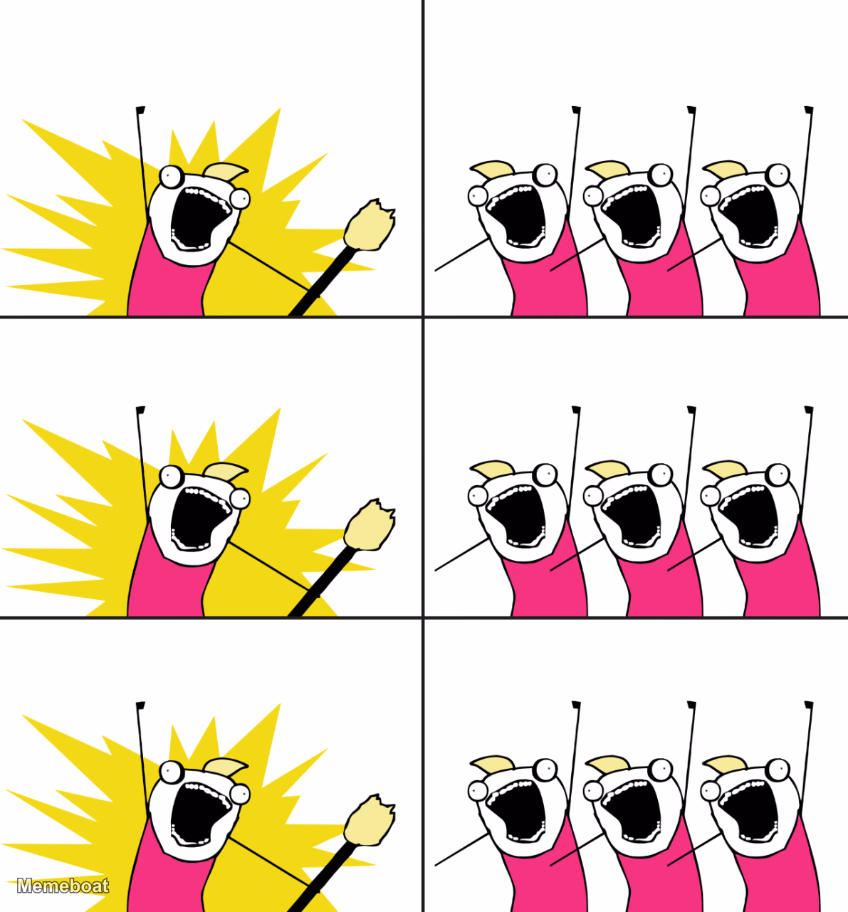 Allie Brosh "All The Things" - meme generator image preview