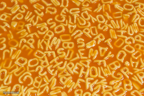 alphabet soup - meme generator image preview