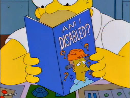 Am i disabled - meme generator image preview