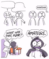 amateurs comic meme