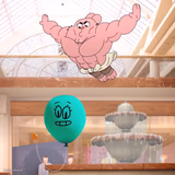Amazing world of gumball: Richard jumping on balloon