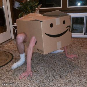 Amazon Box Guy - meme generator image preview