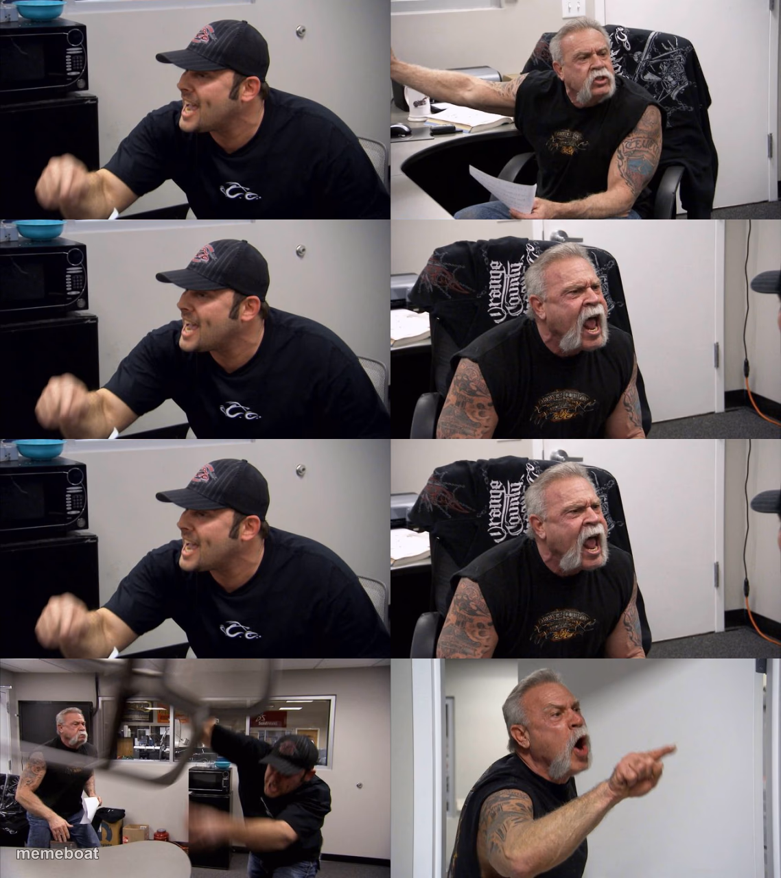 American Chopper Extended - meme generator image preview