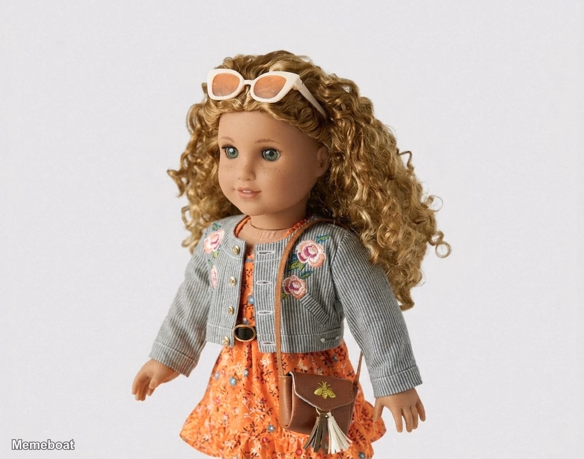 American Girl Doll blank - meme generator image preview