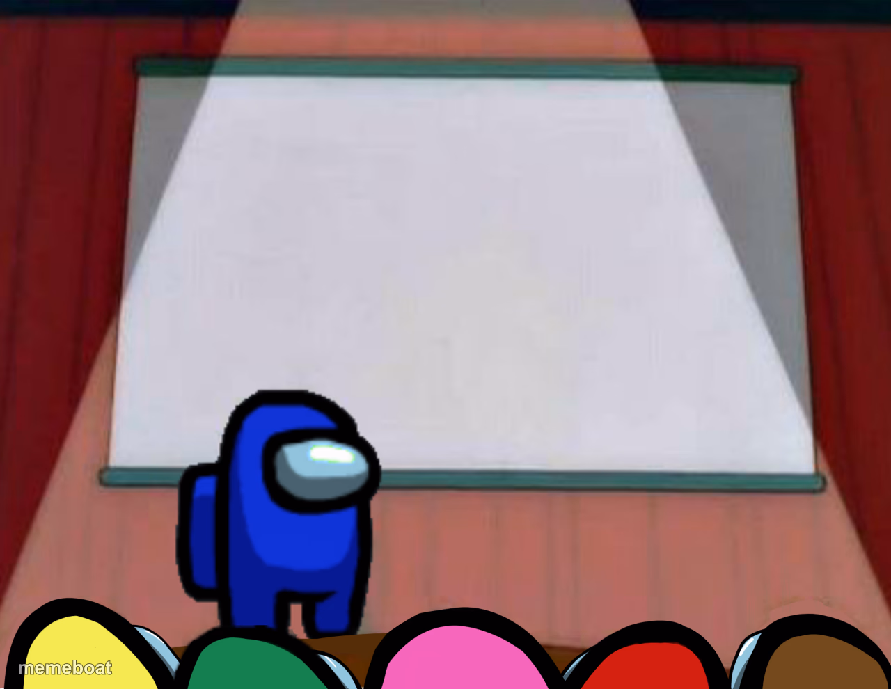 Among Us Lisa Presentation - meme generator image preview