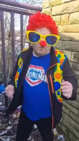 Chaotic Clown Guy - meme generator image preview