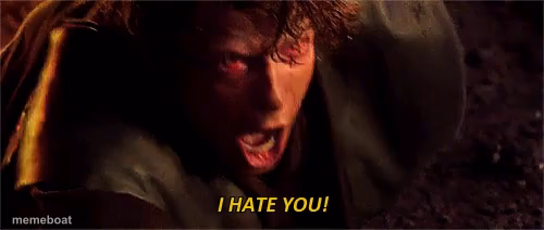 anakin i hate you with subtitle - meme generator image preview