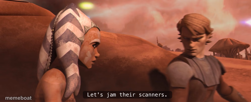Anakin And Ahsoka Scanners - meme generator image preview