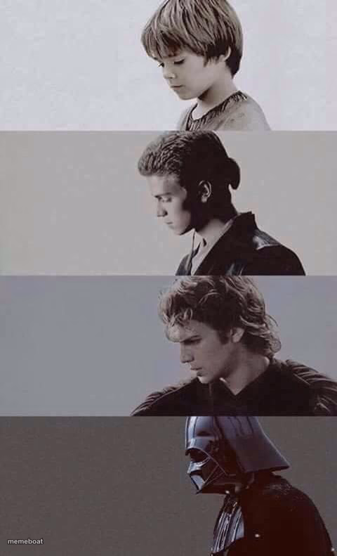 Anakin to Darth Vader transformation - meme generator image preview