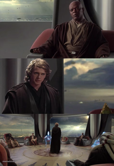 Anakin vs Jedi Council - meme generator image preview
