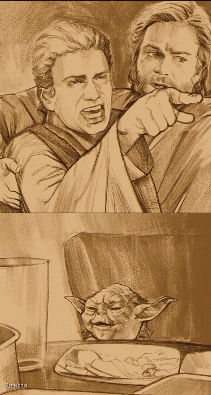 Anakin Yelling at Yoda - meme generator image preview
