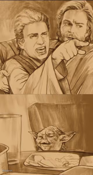 Anakin Yelling at Yoda