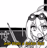 And that's a fact