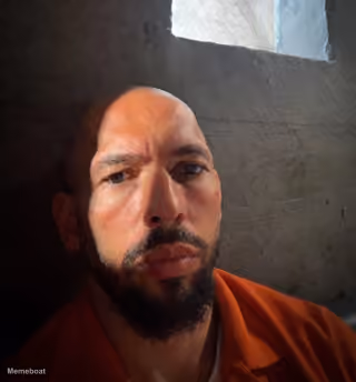 Andrew Tate prision selfie