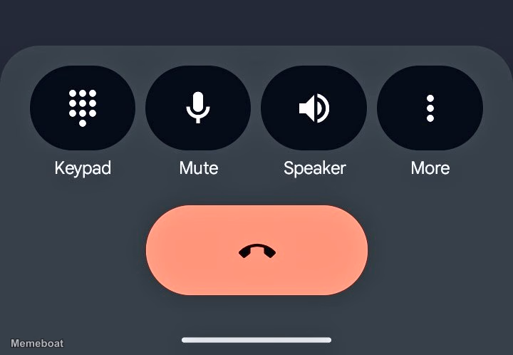 Android Call Screen Redesign - meme generator image preview