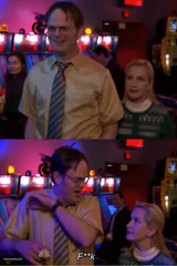 Angela Scares Dwight