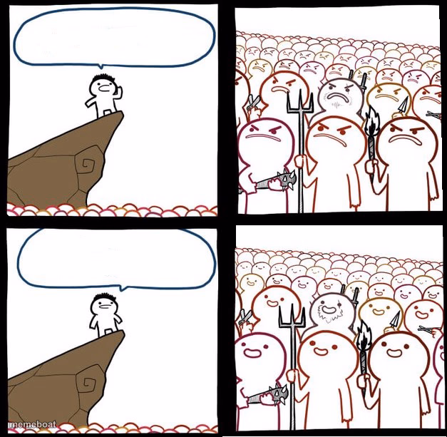 Angry Crowd - meme generator image preview