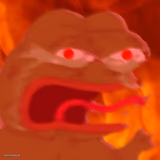 angry crying frog