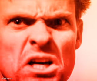 Angry man