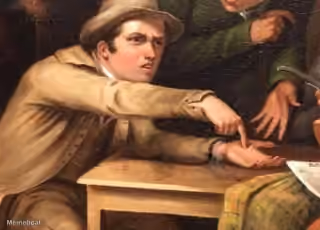 Angry Man Pointing at Hand