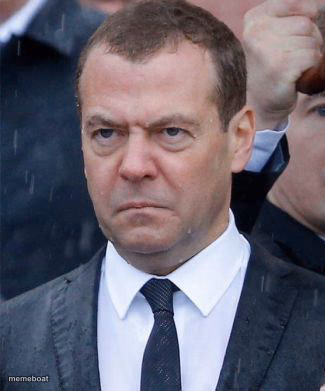 angry medvedev - meme generator image preview