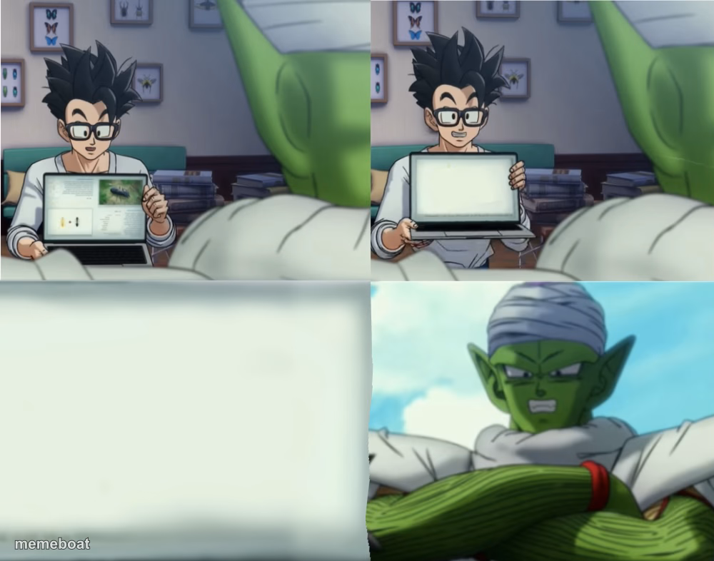 Angry Piccolo - meme generator image preview