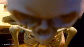 angry skeleton - meme generator image preview