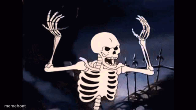 Angry skeleton - meme generator image preview