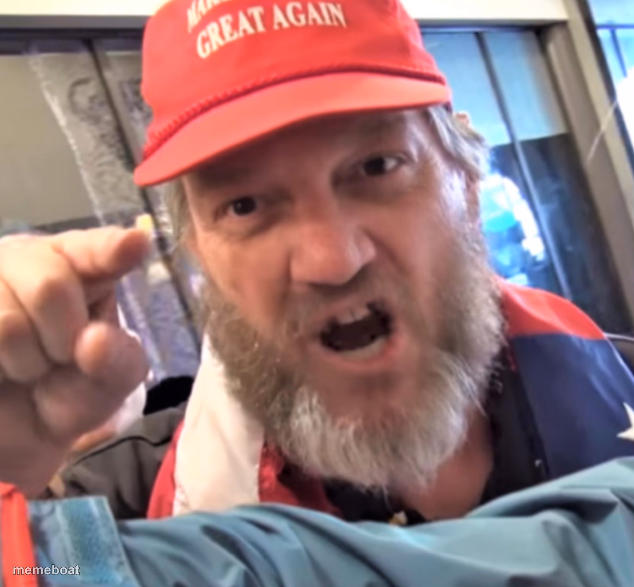 ANGRY TRUMP SUPPORTER - meme generator image preview