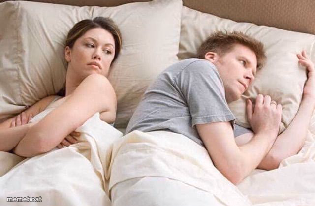Angry wife in bed memboatped - meme generator image preview