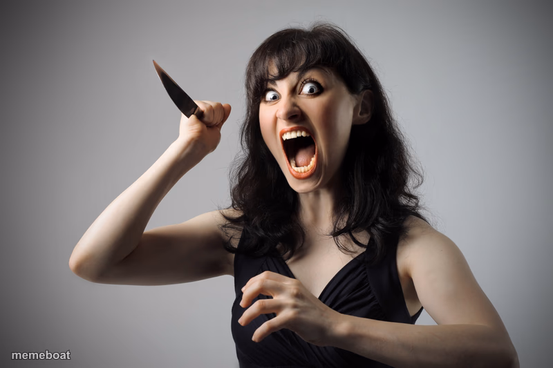 Angry woman - meme generator image preview
