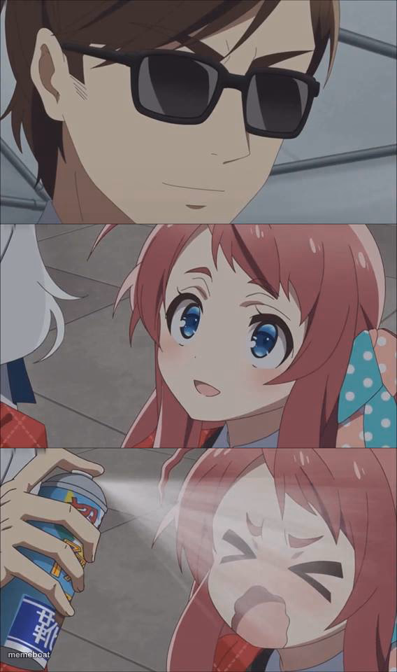 Anime spray - meme generator image preview
