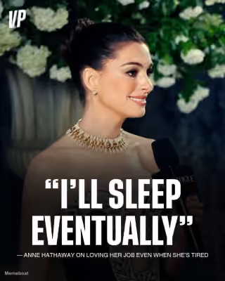 Anne Hathaway "I'll Sleep Eventually"
