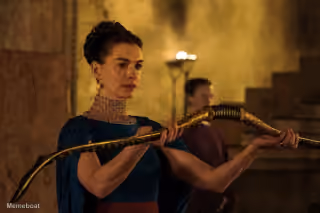 Anne Hathaway: Penelope's Bow Contest - 'The Odyssey'