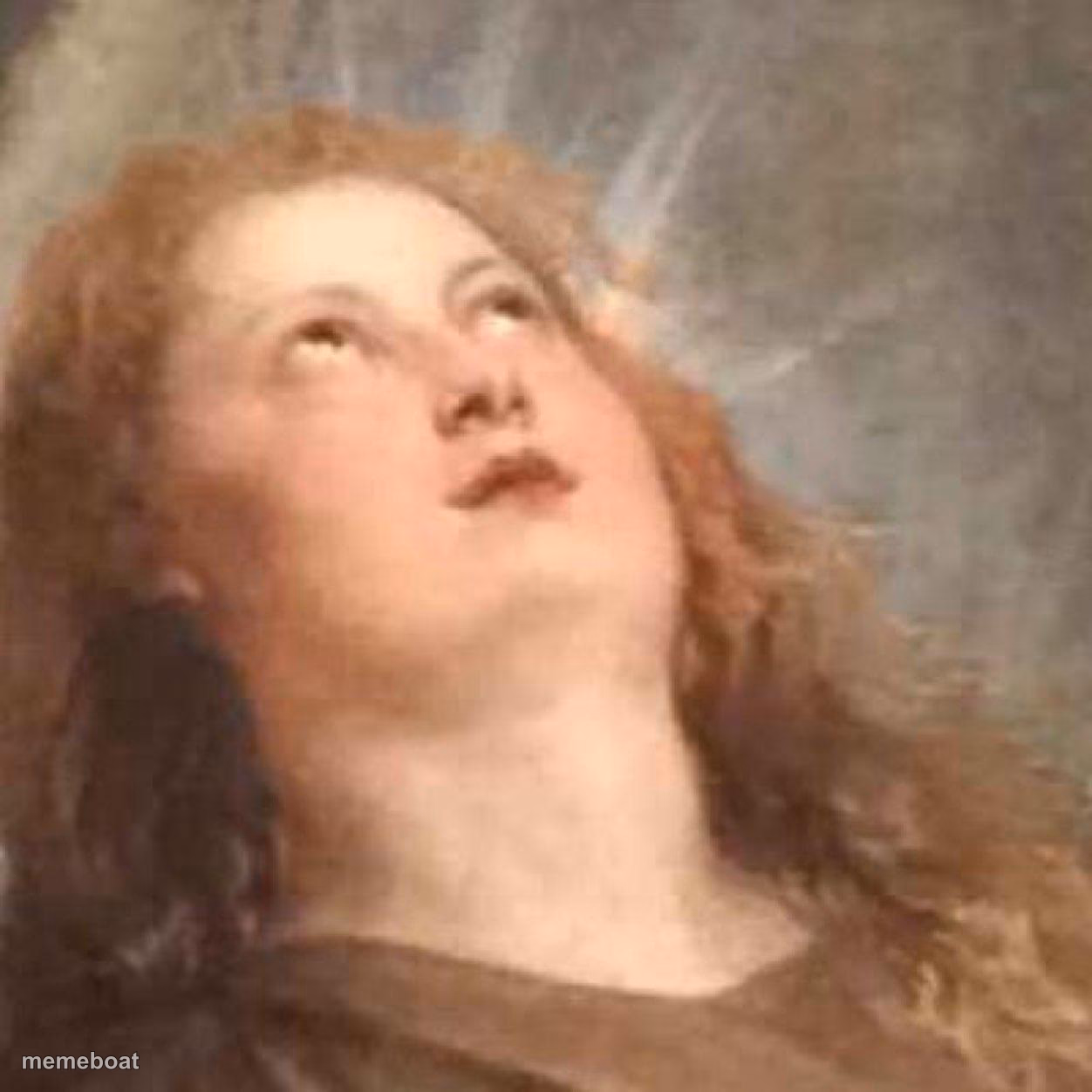 Annoyed Angel Reaction - meme generator image preview