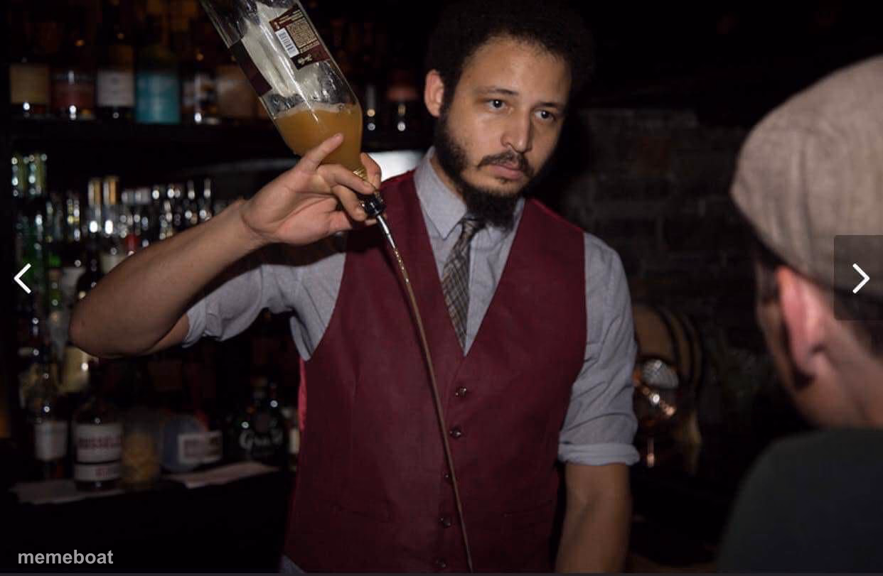 Annoyed bartender - meme generator image preview