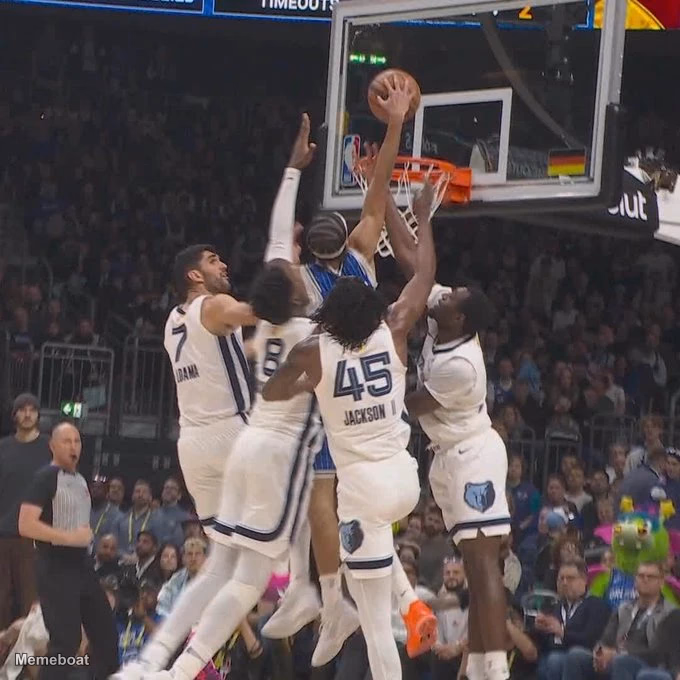 Anthony Black Dunks on Four Grizzlies - meme generator image preview