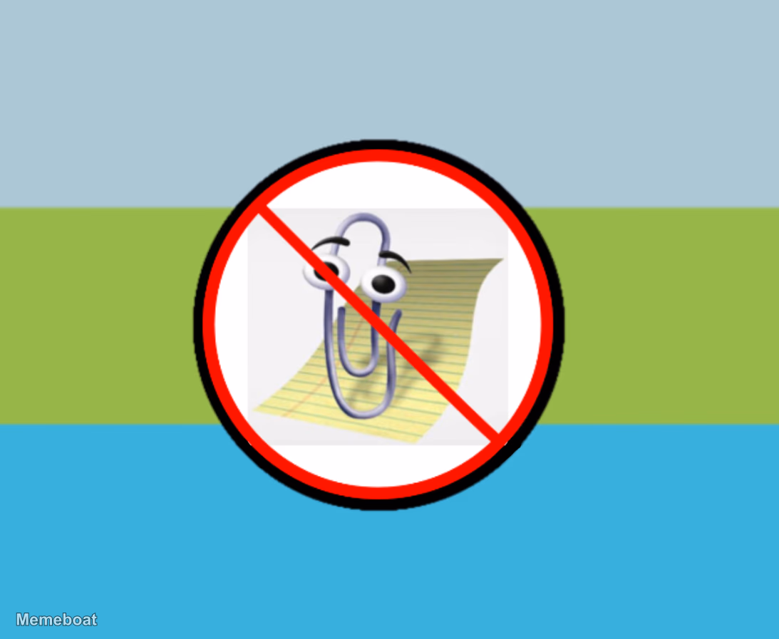 ANTI CLIPPY - meme generator image preview