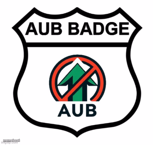 Anti-Upvote Begging Badge - meme generator image preview