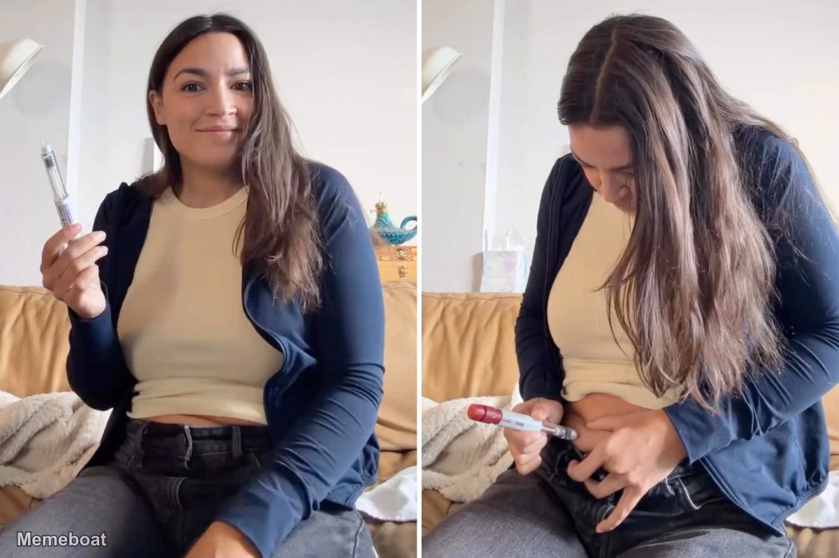 AOC freezing her eggs - meme generator image preview