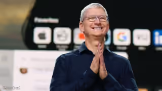 Apple CEO Tim Cook Prayer Hands
