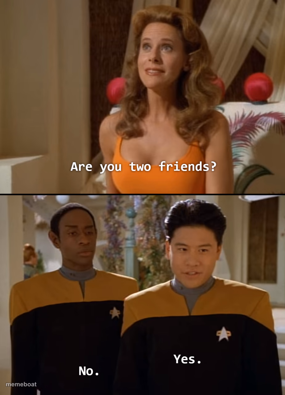 Are you friends? - meme generator image preview